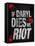 If Daryl Dies We Riot Television-null-Framed Stretched Canvas