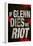 If Glenn Dies We Riot Television Poster-null-Framed Poster