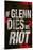 If Glenn Dies We Riot Television-null-Mounted Art Print