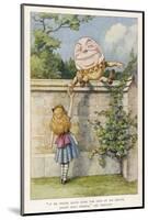 If He Smiled Much More the Ends of His Mouth Might Meet Behind-John Tenniel-Mounted Photographic Print