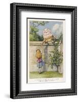 If He Smiled Much More the Ends of His Mouth Might Meet Behind-John Tenniel-Framed Photographic Print