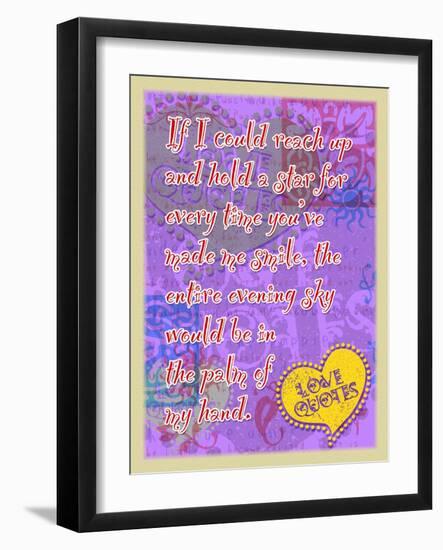 If I Could Reach Up a Star-Cathy Cute-Framed Giclee Print