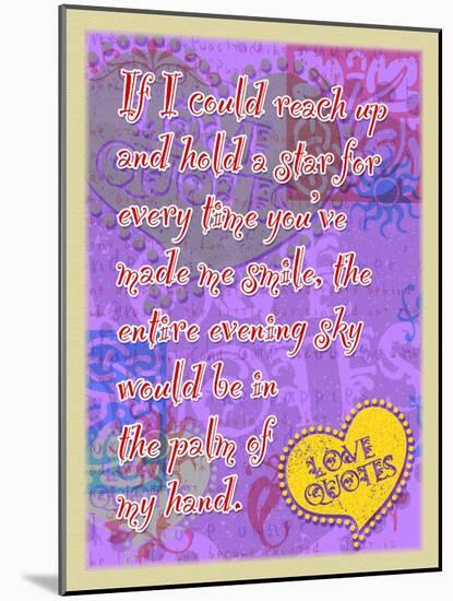 If I Could Reach Up a Star-Cathy Cute-Mounted Giclee Print