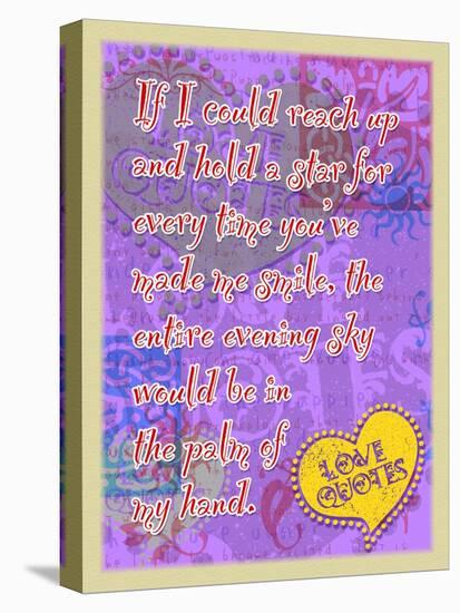 If I Could Reach Up a Star-Cathy Cute-Stretched Canvas