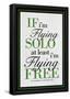 If I'm Flying Solo At Least I'm Flying Free-null-Framed Poster