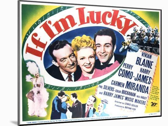 If I'm Lucky - Lobby Card Reproduction-null-Mounted Photo