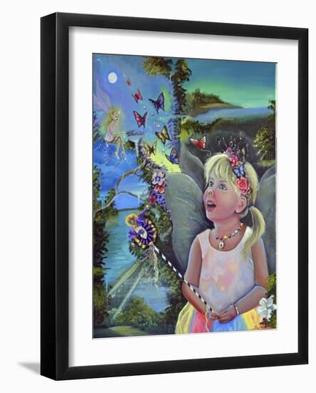 If I were a Butterfly-Sue Clyne-Framed Giclee Print