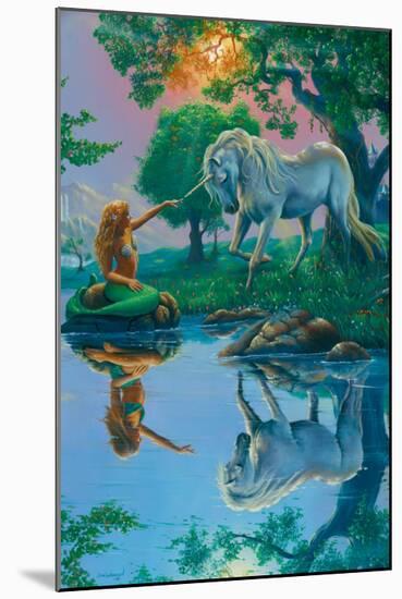 If I Were a Mermaid and You Were a Unicorn-Jim Warren-Mounted Premium Giclee Print