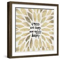 If Mama Aint Happy - Gold and Black – Coquillette-Cat Coquillette-Framed Giclee Print