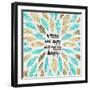 If Mama Aint Happy - Turquoise and Gold – Coquillette-Cat Coquillette-Framed Giclee Print