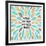 If Mama Aint Happy - Turquoise and Gold – Coquillette-Cat Coquillette-Framed Giclee Print