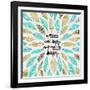 If Mama Aint Happy - Turquoise and Gold – Coquillette-Cat Coquillette-Framed Giclee Print