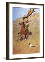 If Skulls Could Speak-Frederic Sackrider Remington-Framed Art Print