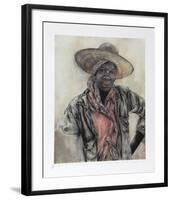 If The Blues Was Whisky, I'd Be Drunk All The Time!-Theadius McCall-Framed Collectable Print