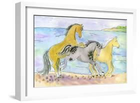 If Wishes Were Horses-Jennifer Zsolt-Framed Giclee Print