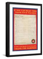 If You Can Read This-Wilbur Pierce-Framed Art Print