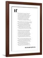 If You Can-Rudyard Kipling-Framed Giclee Print
