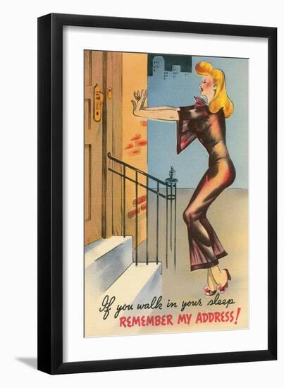 If You Walk in Your Sleep-null-Framed Art Print