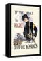 If You Want to Fight! Join the Marines-Howard Chandler Christy-Framed Stretched Canvas