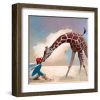 If You Were A Giraffe-Nancy Tillman-Framed Art Print