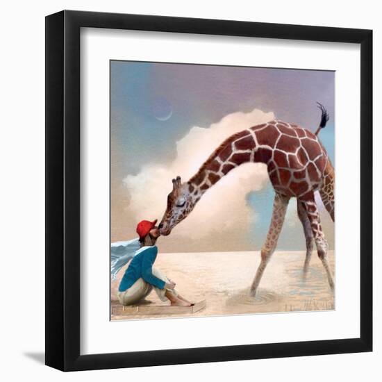 If You Were A Giraffe-Nancy Tillman-Framed Art Print