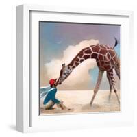 If You Were A Giraffe-Nancy Tillman-Framed Art Print