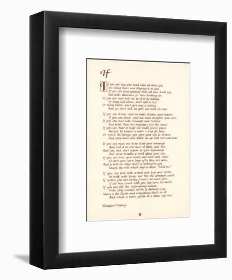 If-null-Framed Art Print