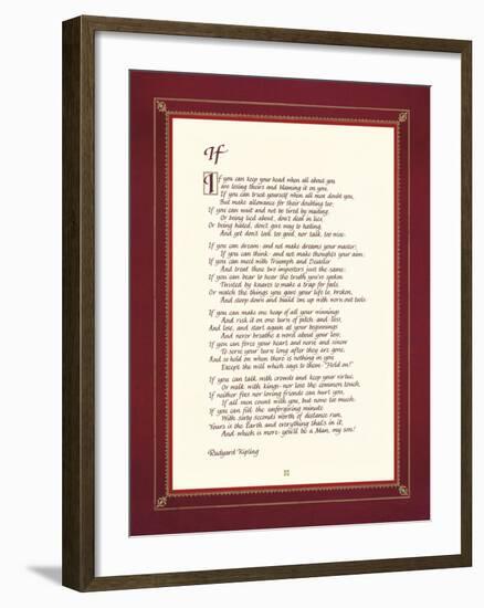 If-Rudyard Kipling-Framed Giclee Print