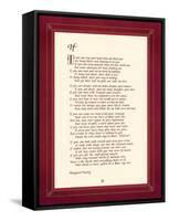 If-Rudyard Kipling-Framed Stretched Canvas