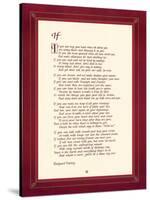 If-Rudyard Kipling-Stretched Canvas