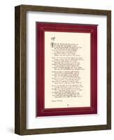 If-Rudyard Kipling-Framed Art Print