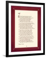 If-Rudyard Kipling-Framed Art Print