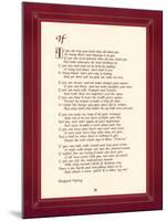 If-Rudyard Kipling-Mounted Premium Giclee Print