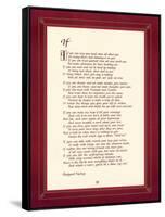 If-Rudyard Kipling-Framed Stretched Canvas