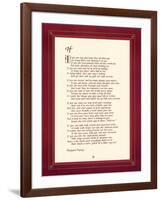 If-Rudyard Kipling-Framed Art Print