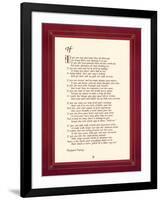 If-Rudyard Kipling-Framed Art Print