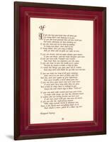 If-Rudyard Kipling-Framed Art Print