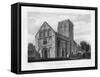 Iffley Church from the South-West, Oxfordford, 1834-John Le Keux-Framed Stretched Canvas
