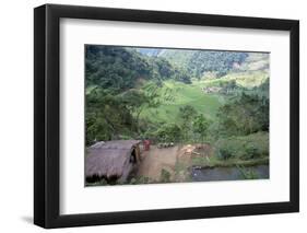 Ifugao Village of Banga-An, Northern Area, Island of Luzon, Philippines, Southeast Asia-Bruno Barbier-Framed Premium Photographic Print