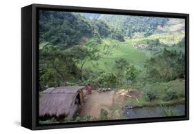 Ifugao Village of Banga-An, Northern Area, Island of Luzon, Philippines, Southeast Asia-Bruno Barbier-Framed Stretched Canvas