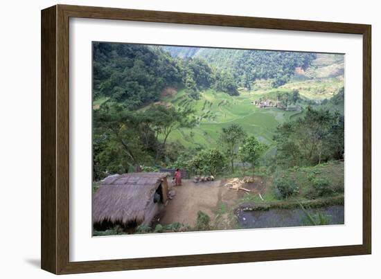 Ifugao Village of Banga-An, Northern Area, Island of Luzon, Philippines, Southeast Asia-Bruno Barbier-Framed Photographic Print