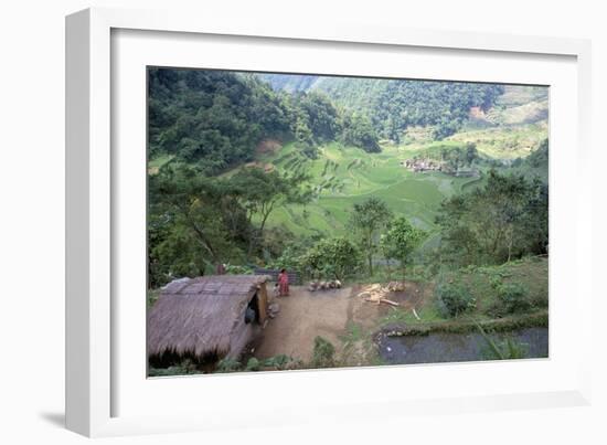 Ifugao Village of Banga-An, Northern Area, Island of Luzon, Philippines, Southeast Asia-Bruno Barbier-Framed Photographic Print