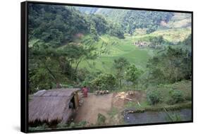Ifugao Village of Banga-An, Northern Area, Island of Luzon, Philippines, Southeast Asia-Bruno Barbier-Framed Stretched Canvas