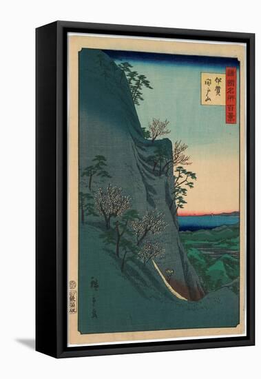Iga Kaitosan-Utagawa Hiroshige-Framed Stretched Canvas