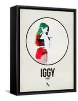 Iggy Watercolor-David Brodsky-Framed Stretched Canvas