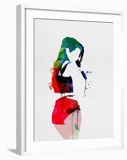 Iggy Watercolor-Lora Feldman-Framed Art Print