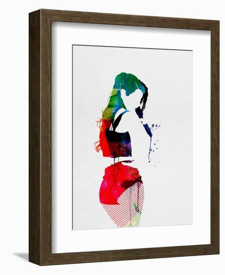 Iggy Watercolor-Lora Feldman-Framed Art Print