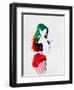 Iggy Watercolor-Lora Feldman-Framed Art Print