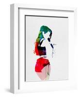 Iggy Watercolor-Lora Feldman-Framed Art Print