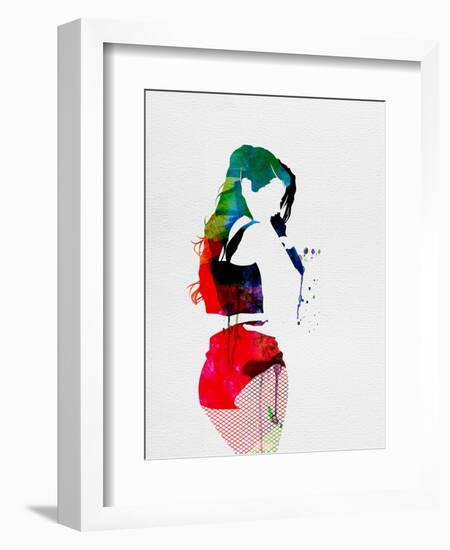 Iggy Watercolor-Lora Feldman-Framed Art Print